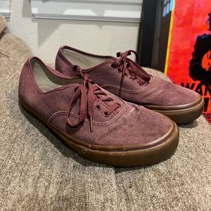 Vans Authentic Maroon and Gum